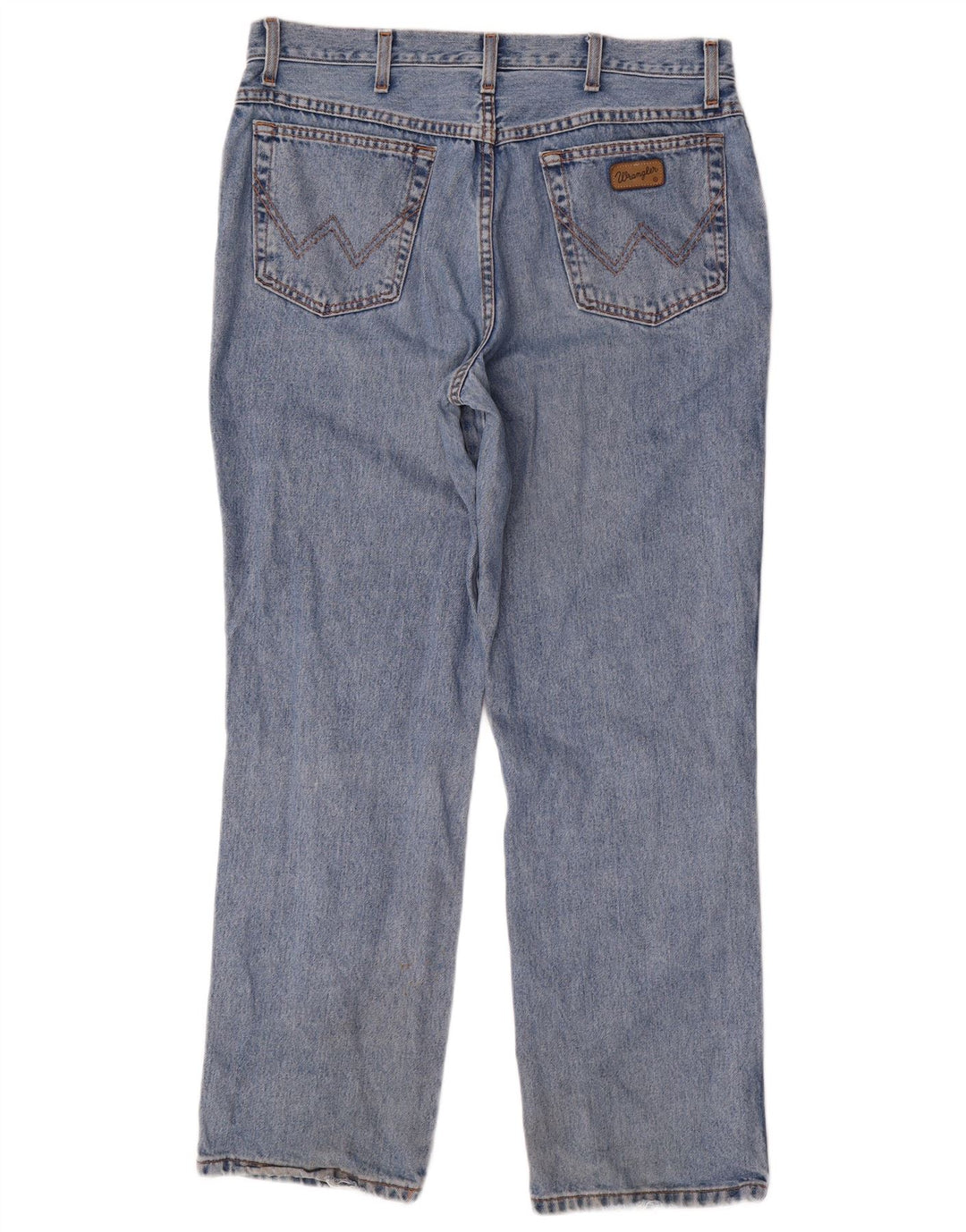 WRANGLER Mens IDAHO Straight Jeans W36 L32 Blue Cotton
