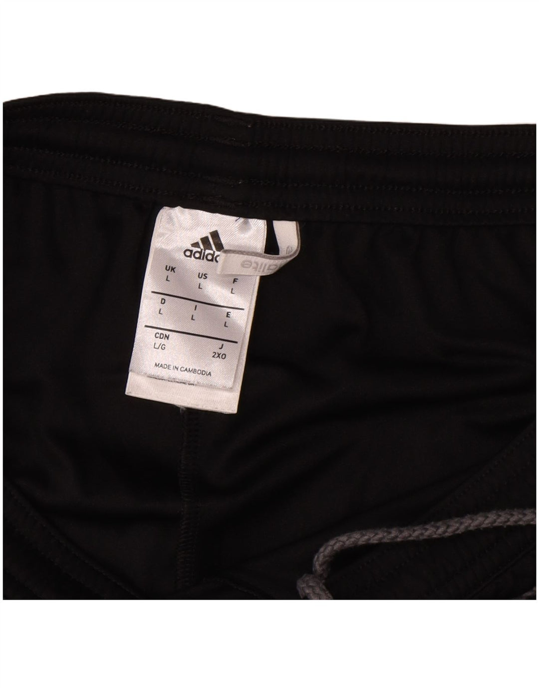 Adidas Mens Climalite Sport Shorts Large  Black Colourblock Polyester