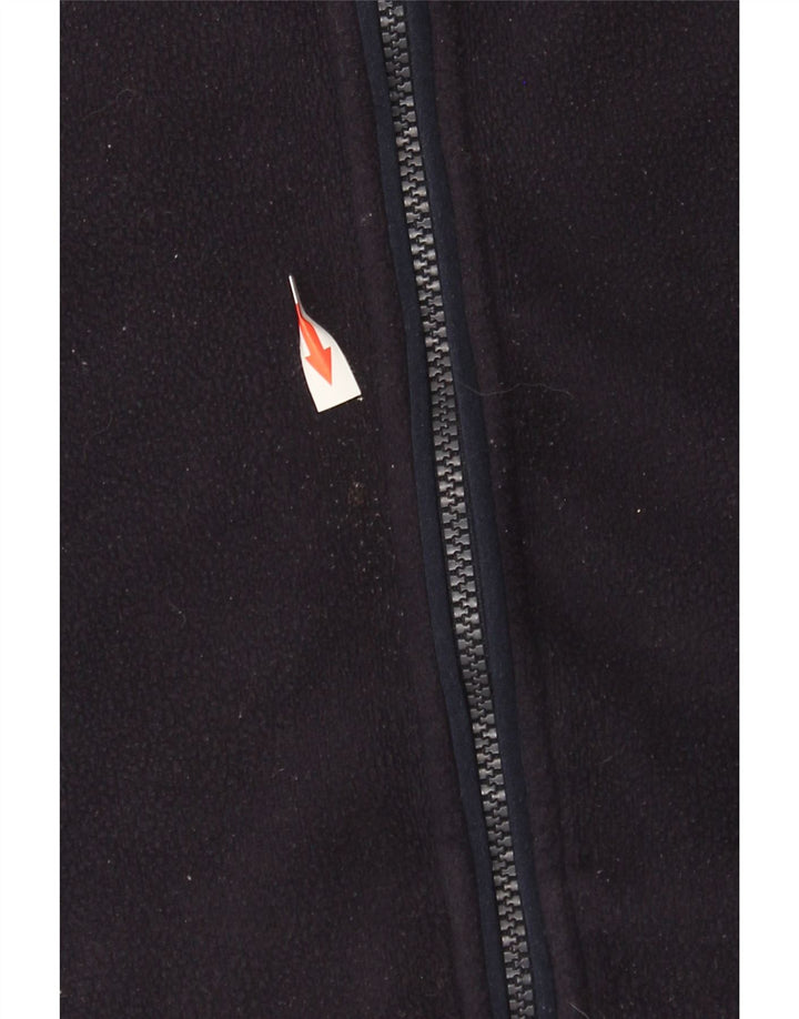 Napapijri Mens Fleece Jacket UK 42 XL Navy Blue Polyester