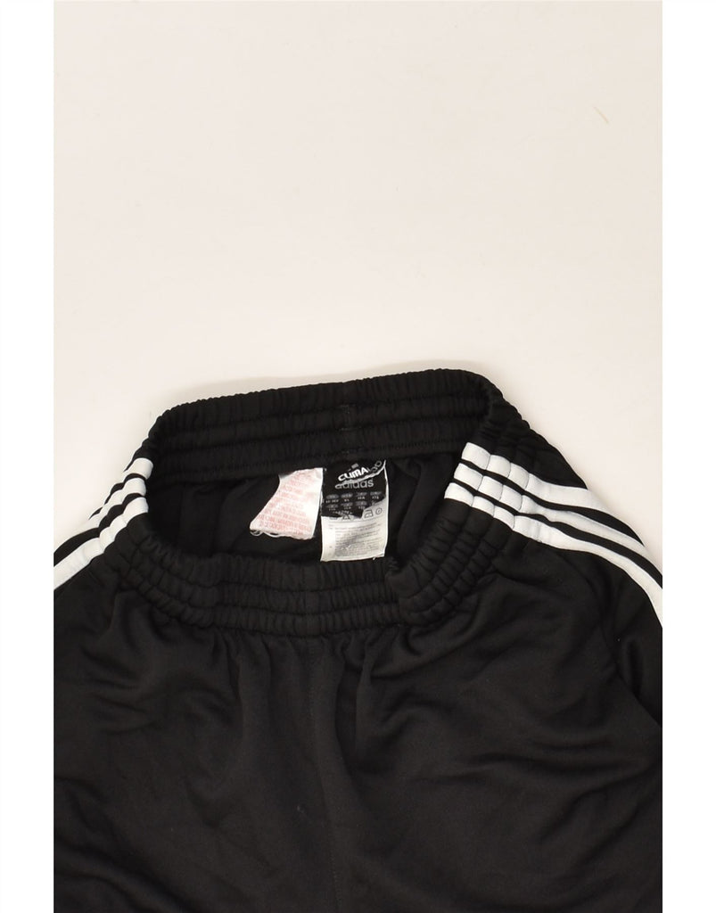 ADIDAS Girls Sport Shorts 15-16 Years Black Colourblock Polyester | Vintage Adidas | Thrift | Second-Hand Adidas | Used Clothing | Messina Hembry 