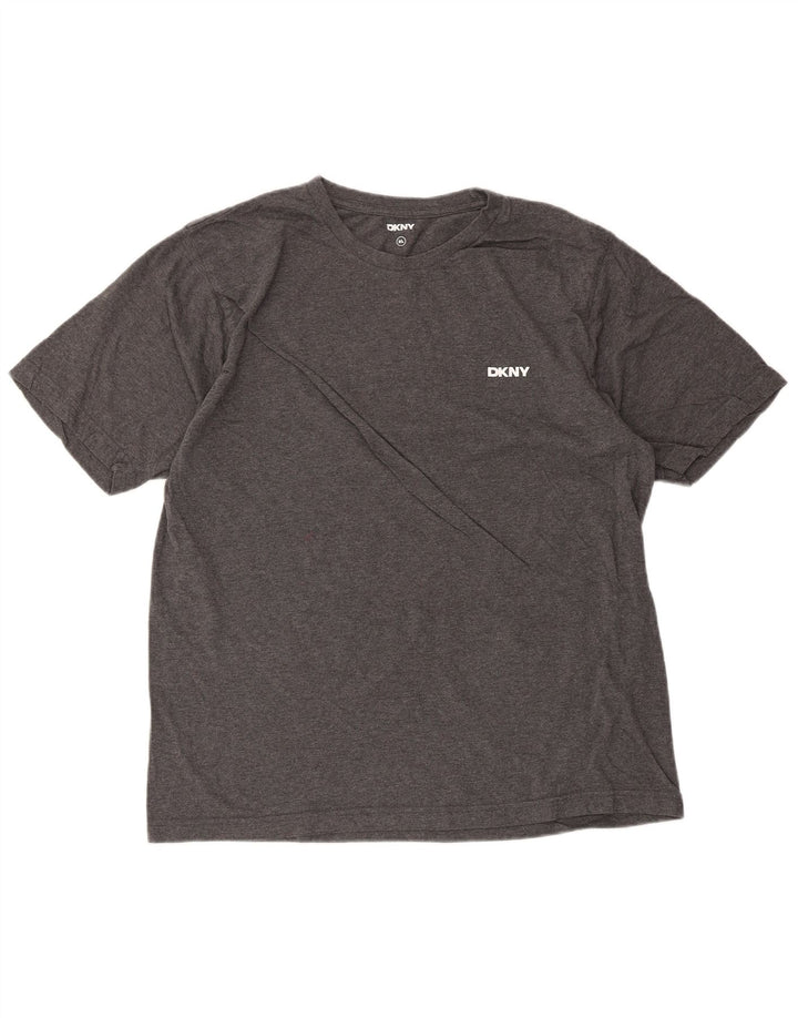 Dkny Mens T-Shirt Top XL Grey