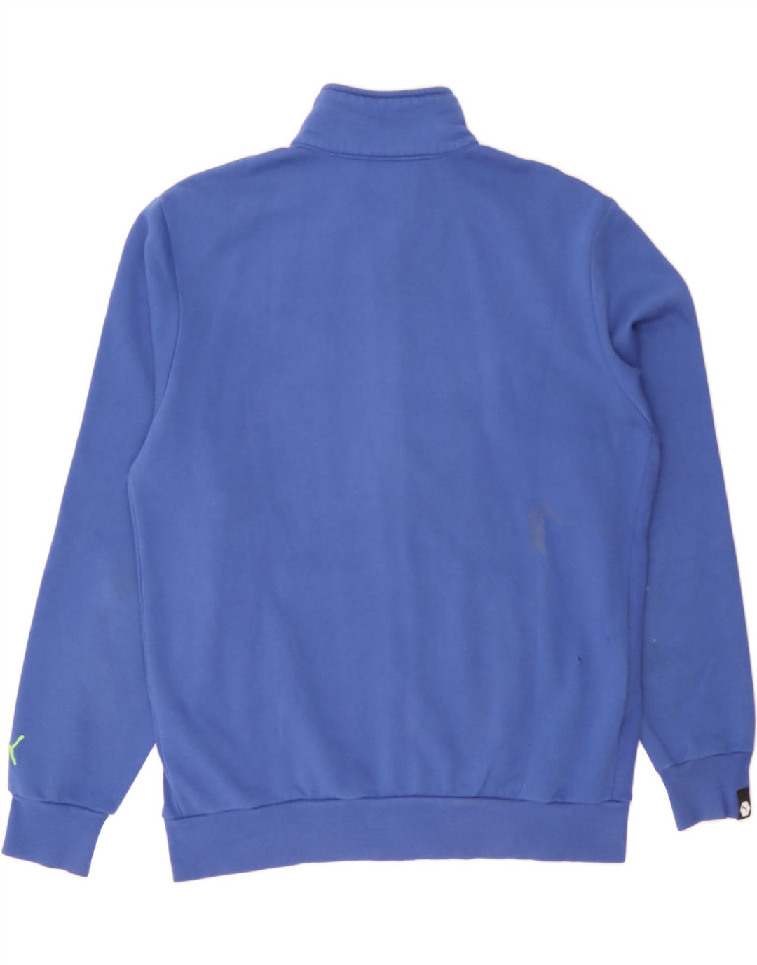 PUMA Mens Graphic Tracksuit Top Jacket Medium Blue Cotton Vintage Puma and Second-Hand Puma from Messina Hembry 