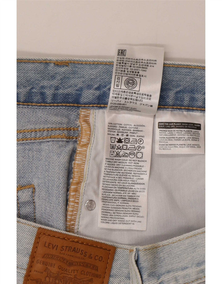Levi's Womens Mini Denim Skirt W32 Large Blue Cotton