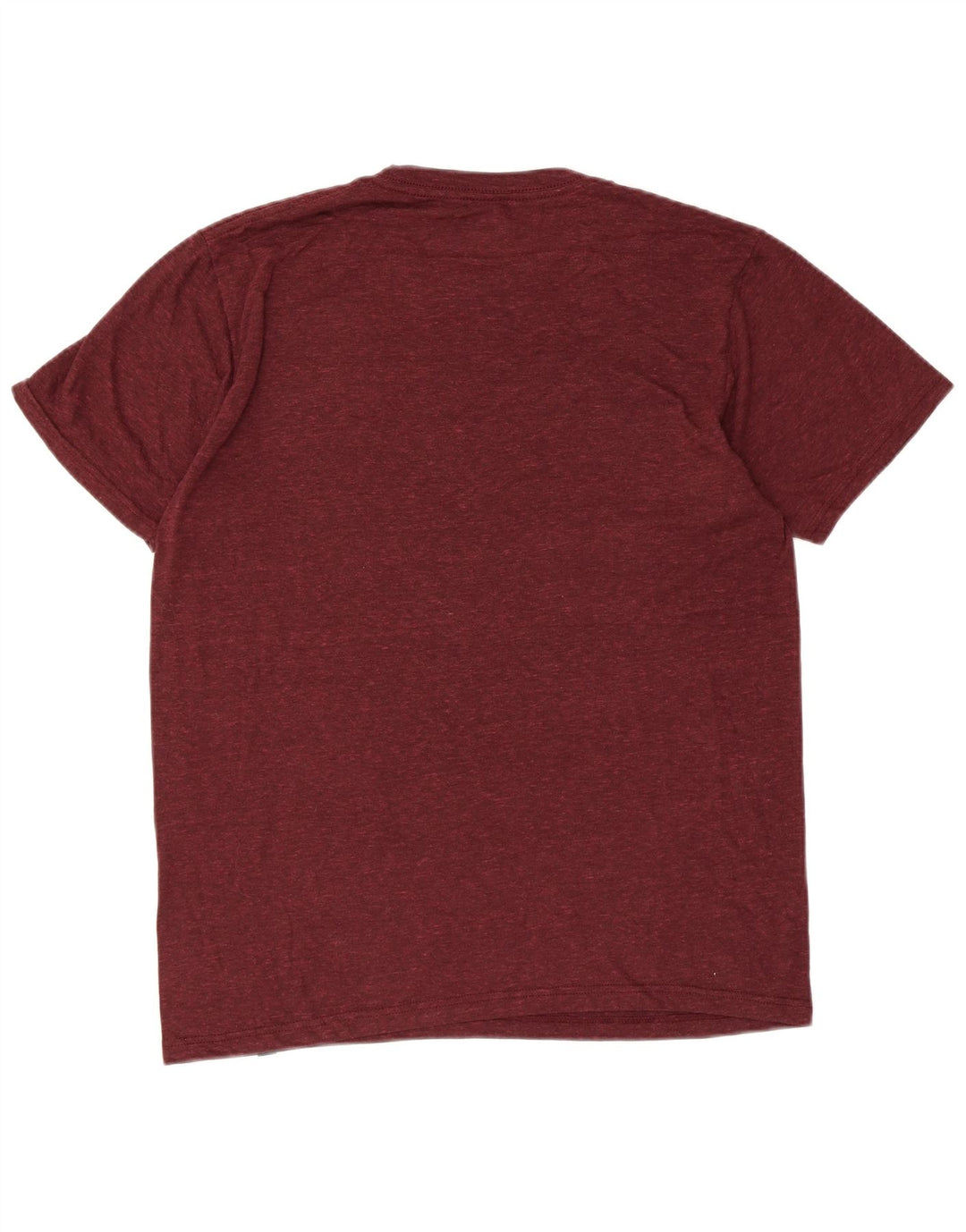 Hurley Mens Graphic T-Shirt Top Medium Maroon Polyester