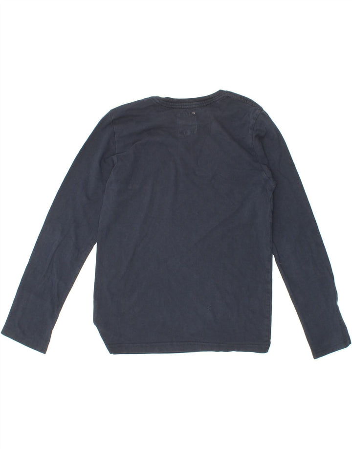 LEVI'S Boys Graphic Top Long Sleeve 13-14 Years Navy Blue Cotton Vintage Levi's and Second-Hand Levi's from Messina Hembry 
