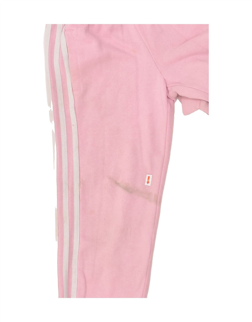 ADIDAS Girls Tracksuit Trousers Joggers 7-8 Years Pink Cotton | Vintage Adidas | Thrift | Second-Hand Adidas | Used Clothing | Messina Hembry 