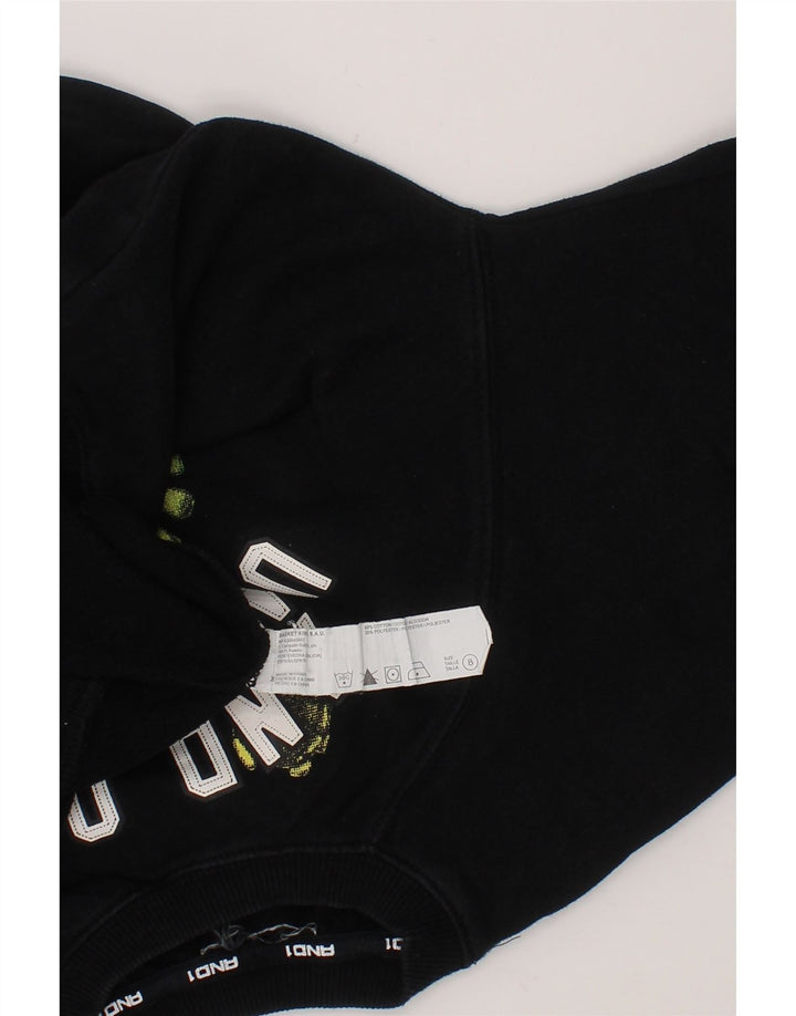 AND1 Boys Graphic Sweatshirt Jumper 7-8 Years Black Cotton Vintage And1 and Second-Hand And1 from Messina Hembry 