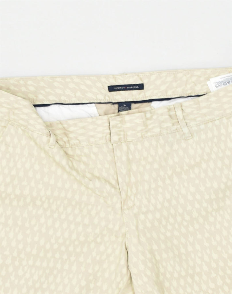 TOMMY HILFIGER Womens Capri Chino Trousers US 10 Large W32 L24 Beige | Vintage Tommy Hilfiger | Thrift | Second-Hand Tommy Hilfiger | Used Clothing | Messina Hembry 