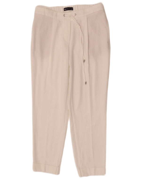 Marks & Spencer Mens Tapered Chino Trousers UK 10 Small W26 L25 White