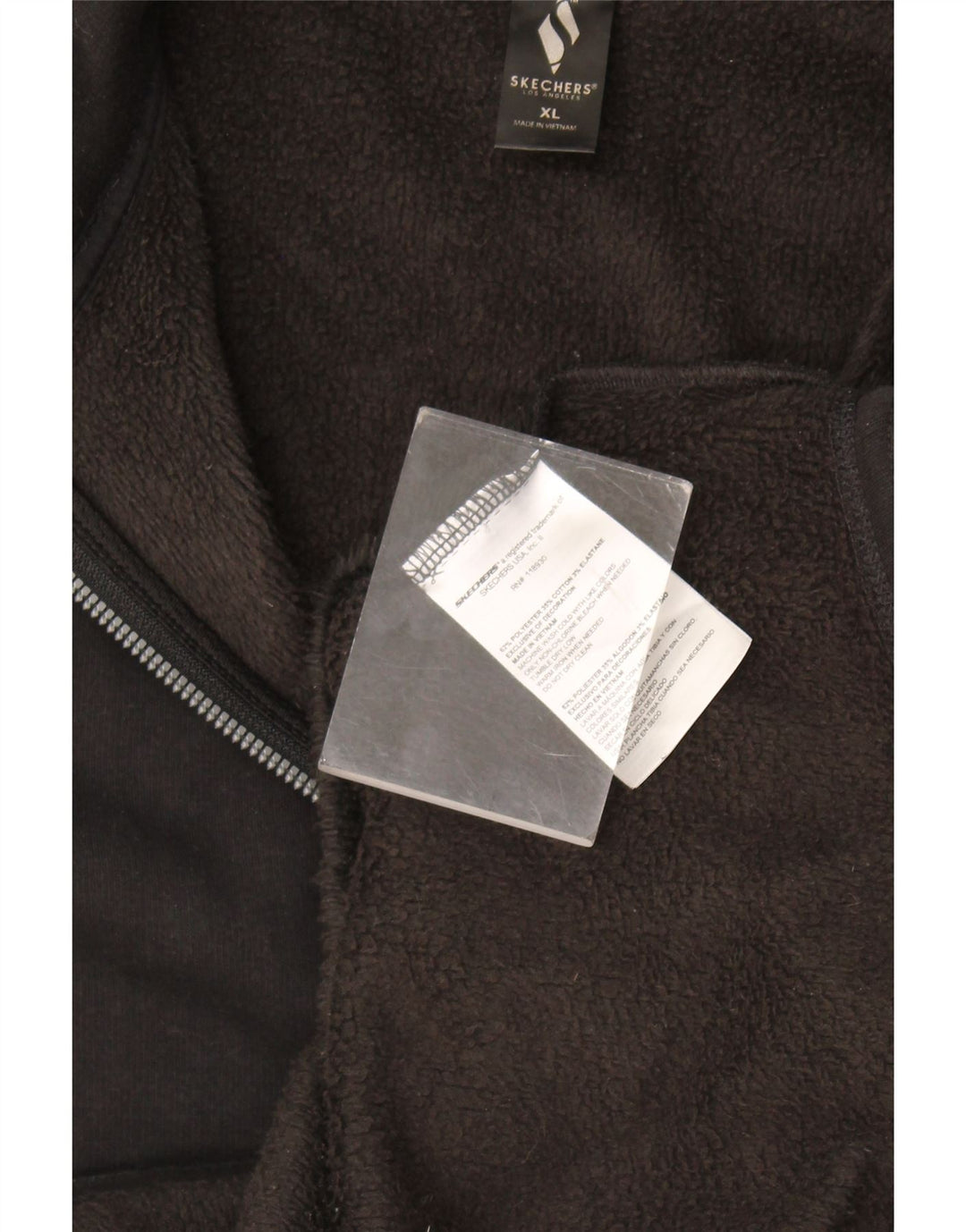 Skechers Mens Tracksuit Top Jacket XL Black Polyester