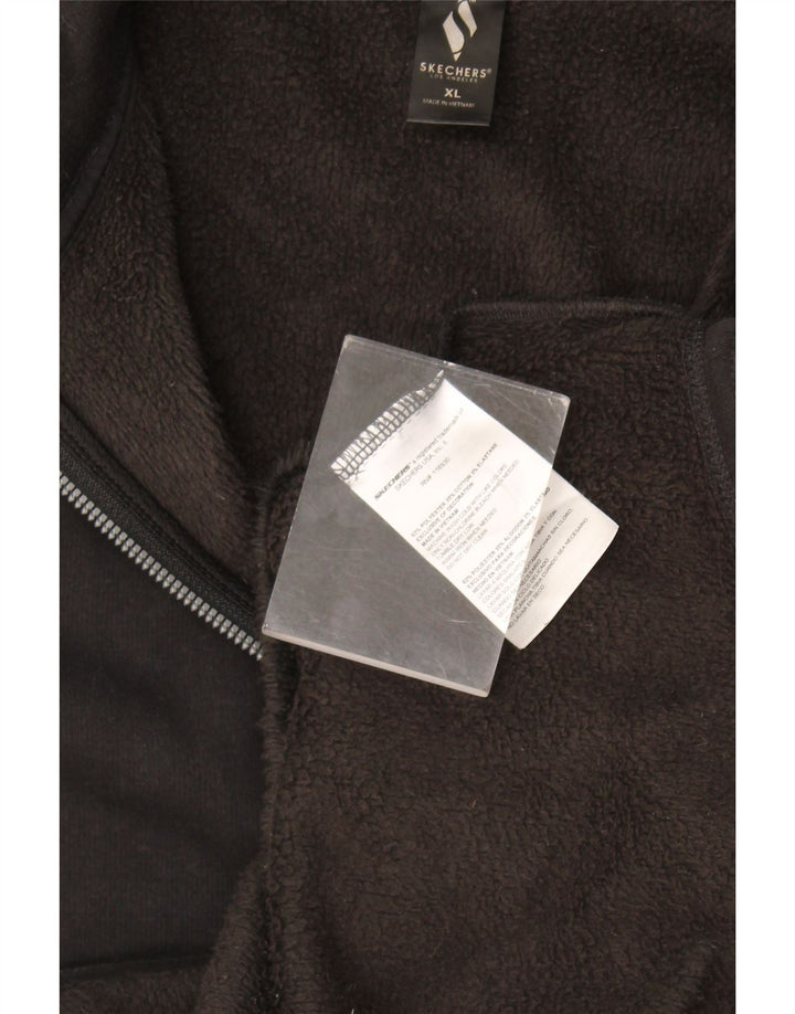 Skechers Mens Tracksuit Top Jacket XL Black Polyester