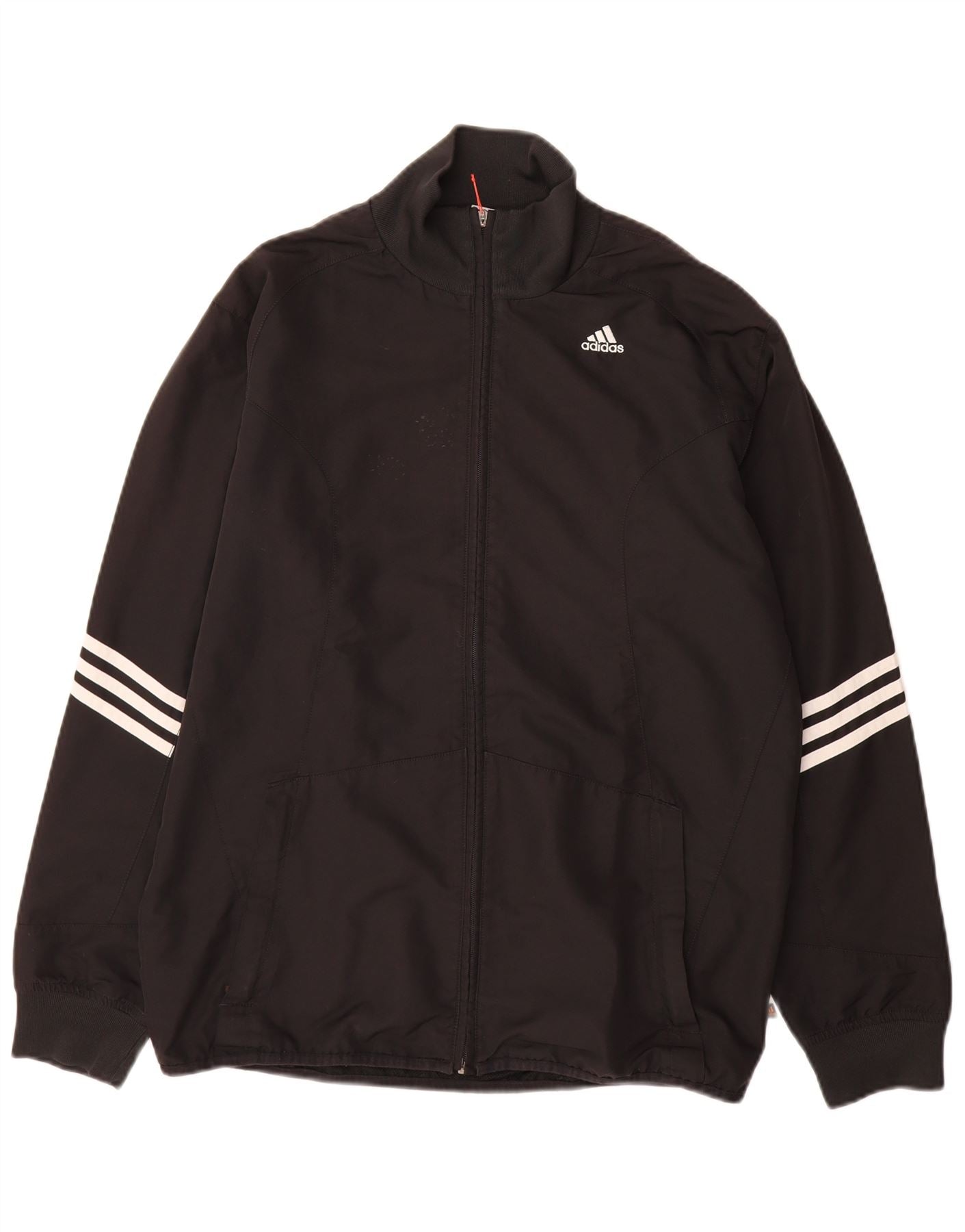 ADIDAS Mens Clima 365 Tracksuit Top Jacket Small Black Polyester