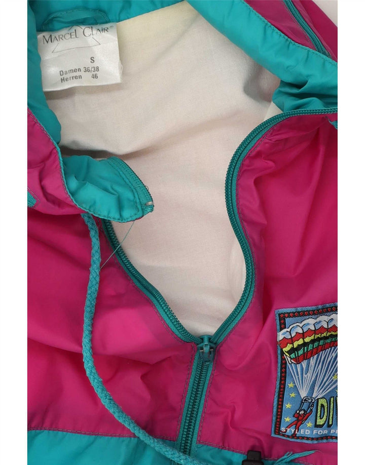 Marcel Clair Mens Rain Jacket UK 36 Small Multicoloured Colourblock