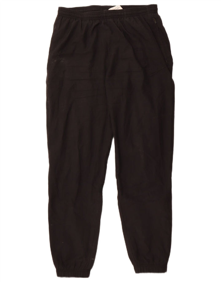 Nike Mens Dri Fit Tracksuit Trousers Joggers Medium Black Polyester
