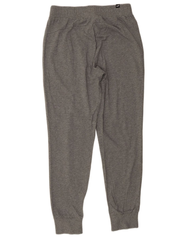 PUMA Womens Tracksuit Trousers Joggers UK 14 Medium  Grey Cotton