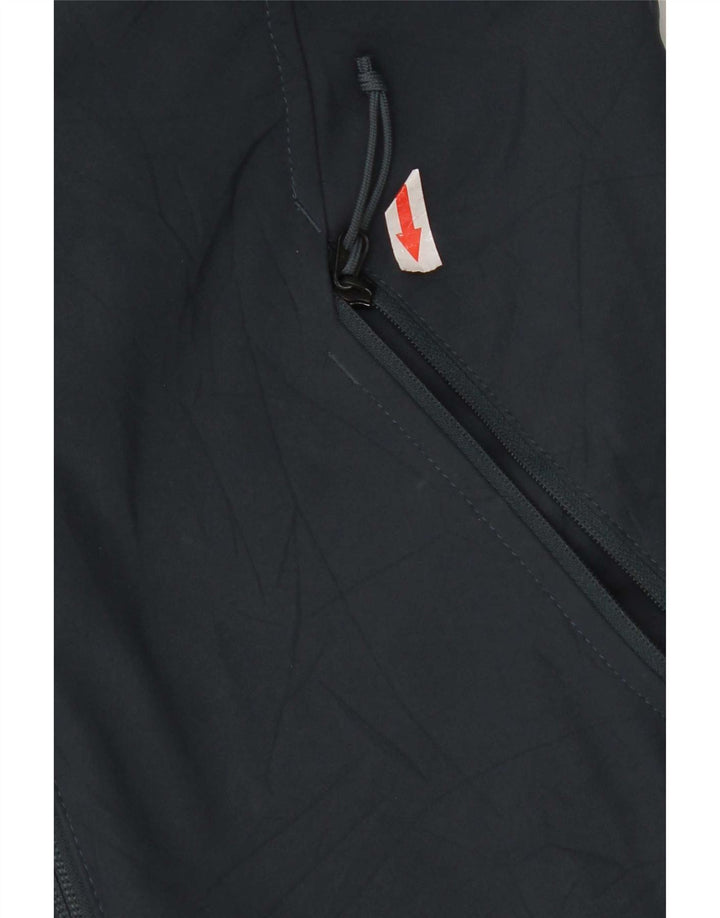 The North Face Womens Hooded Windbreaker Jacket UK 10 Small Navy Blue