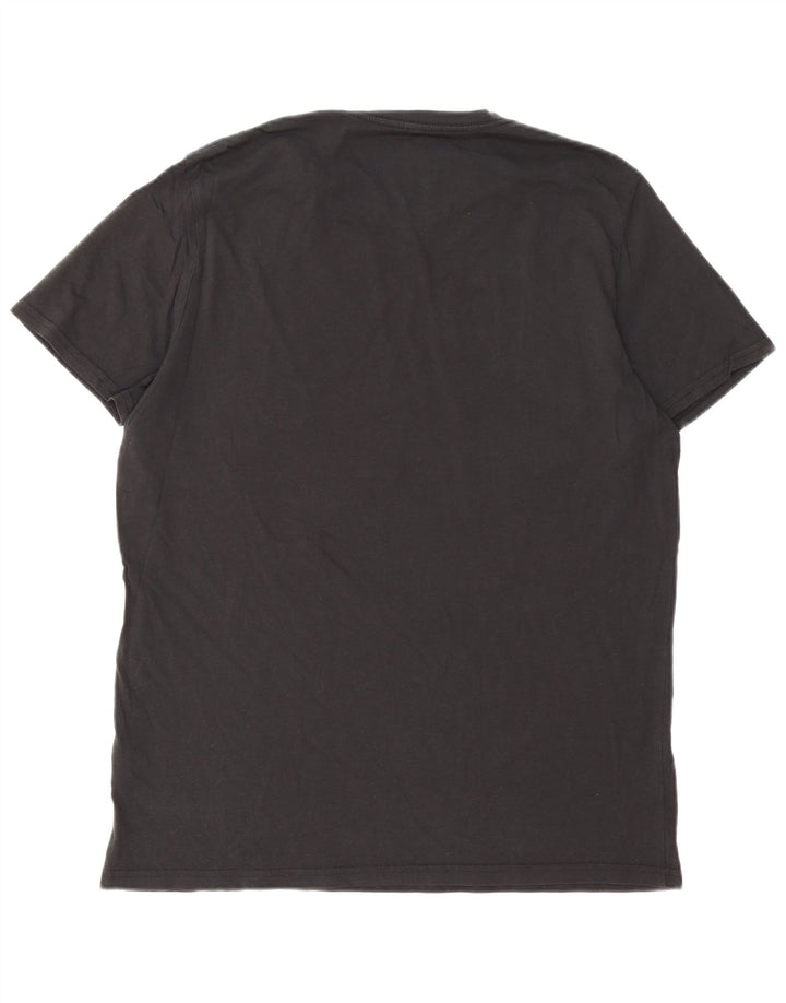 Wrangler Mens Graphic T-Shirt Top Large Black Cotton