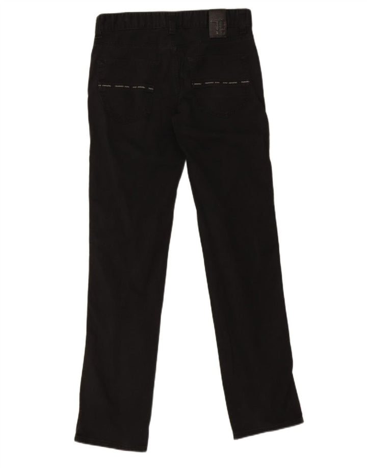 Trussardi Mens Straight Jeans W31 L31 Black Cotton