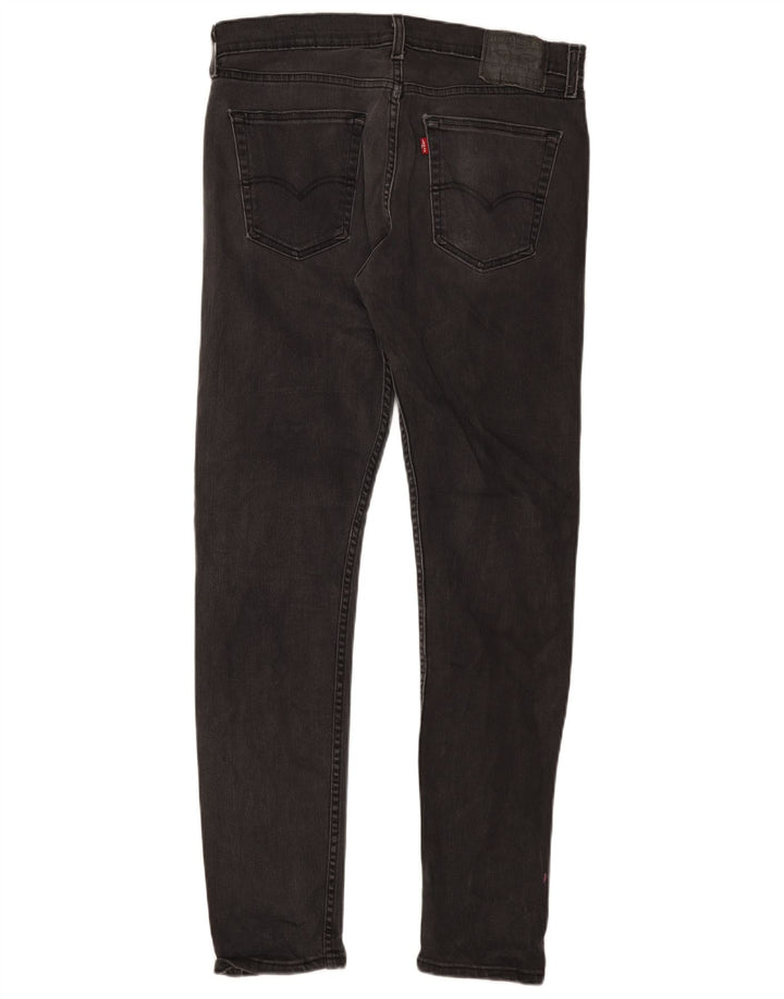 Levi's Mens 512 Slim Tapered Jeans W33 L34 Grey Cotton