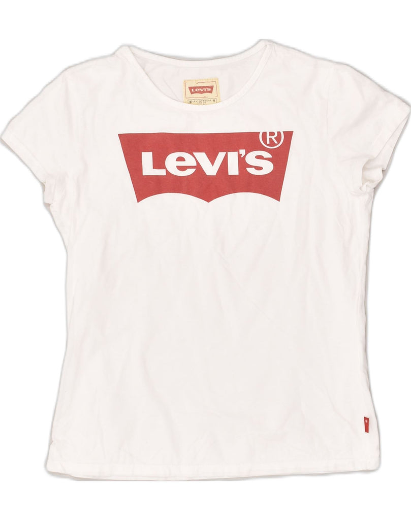 LEVI'S Boys Graphic T-Shirt Top 13-14 Years White | Vintage Levi's | Thrift | Second-Hand Levi's | Used Clothing | Messina Hembry 