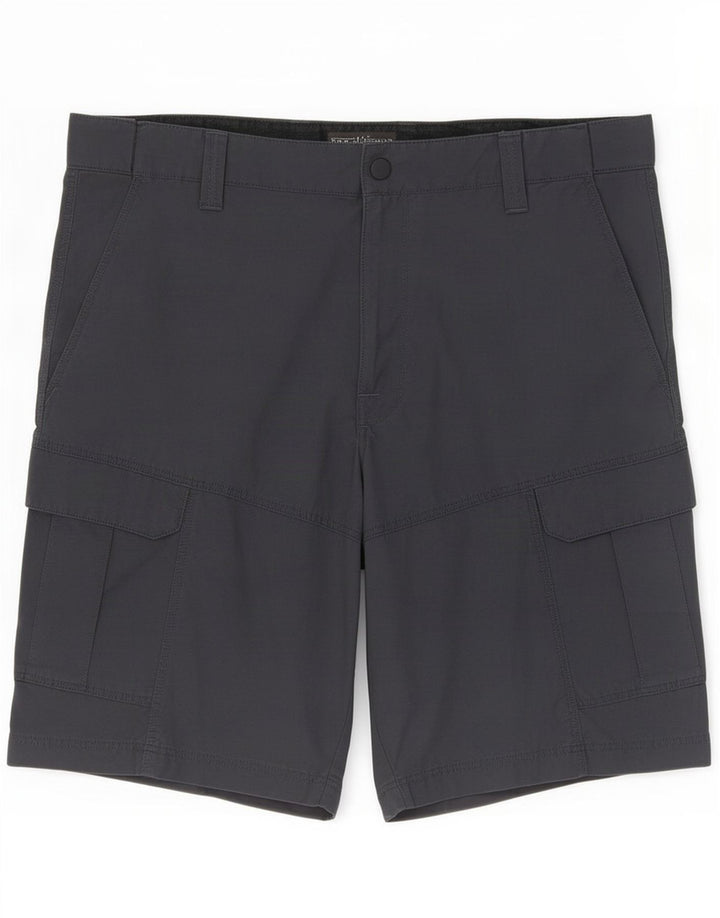 Marks & Spencer Mens Cargo Shorts Large W36 Blue Cotton