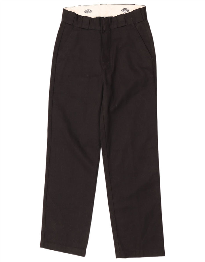 Dickies Womens Straight Chino Trousers W26 L29 Black