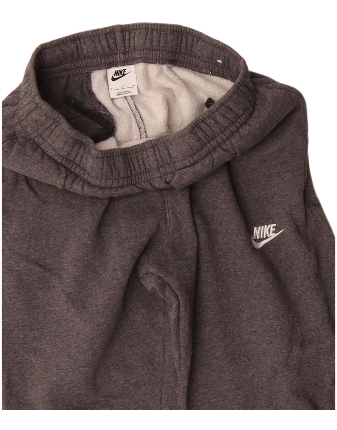 Nike Mens Tracksuit Trousers Joggers Small  Grey Flecked Cotton