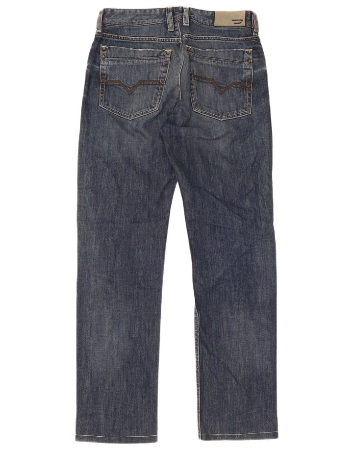 Diesel Mens Straight Jeans W29 L32 Blue Cotton