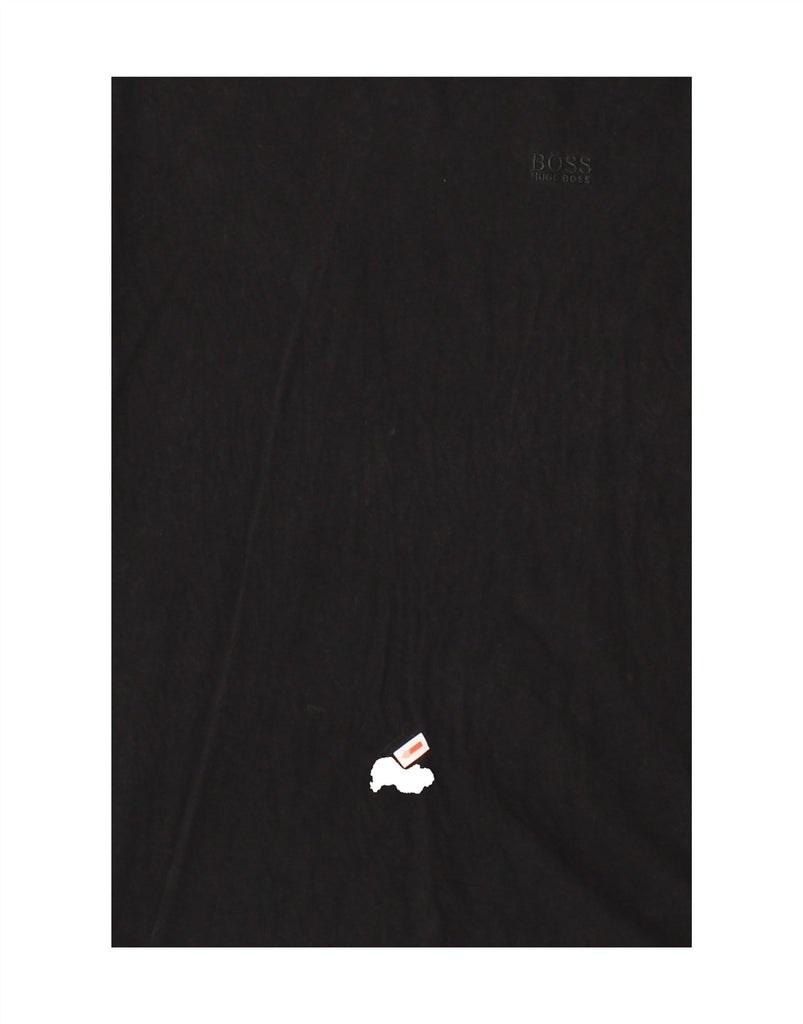 HUGO BOSS Mens T-Shirt Top Small Black Vintage Hugo Boss and Second-Hand Hugo Boss from Messina Hembry 