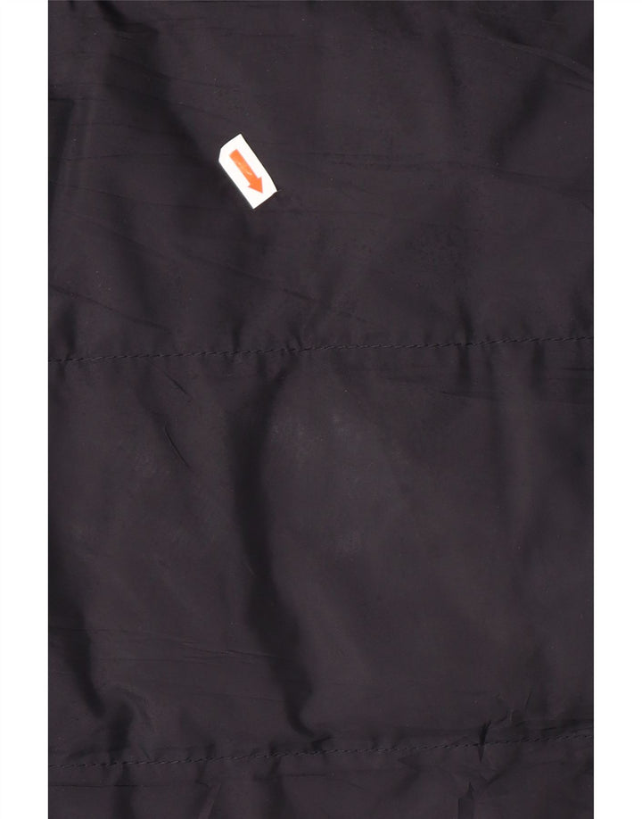 FAY Mens Hooded Padded Jacket UK 40 Large Navy Blue Polyester