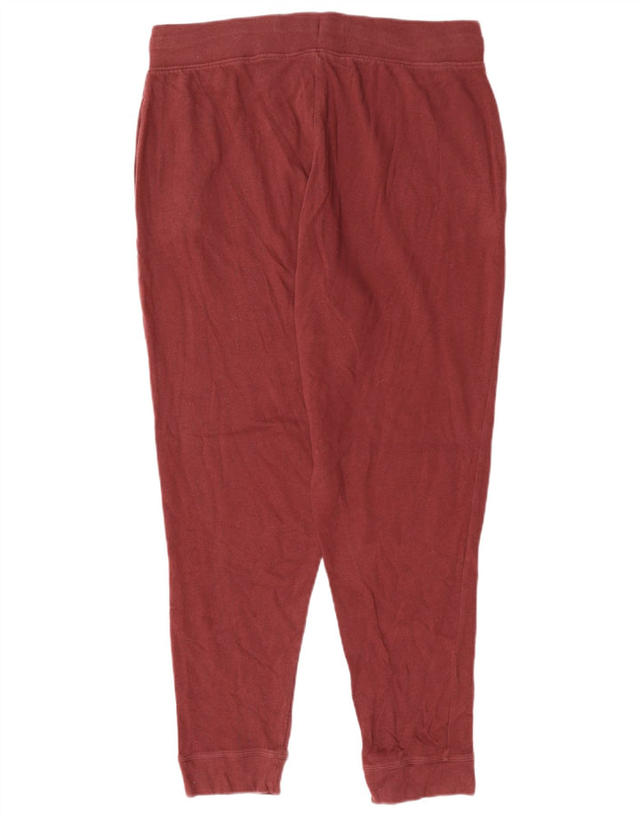 CALVIN KLEIN Mens Graphic Tracksuit Trousers Joggers Large  Burgundy