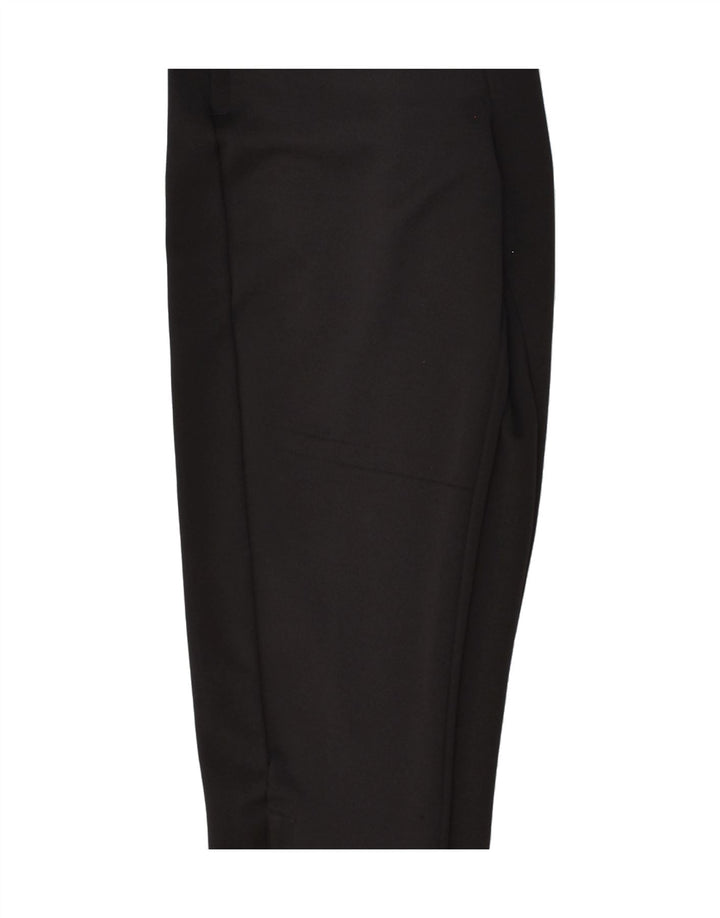 ADIDAS Girls Tracksuit Trousers 13-14 Years Black Polyester Vintage Adidas and Second-Hand Adidas from Messina Hembry 