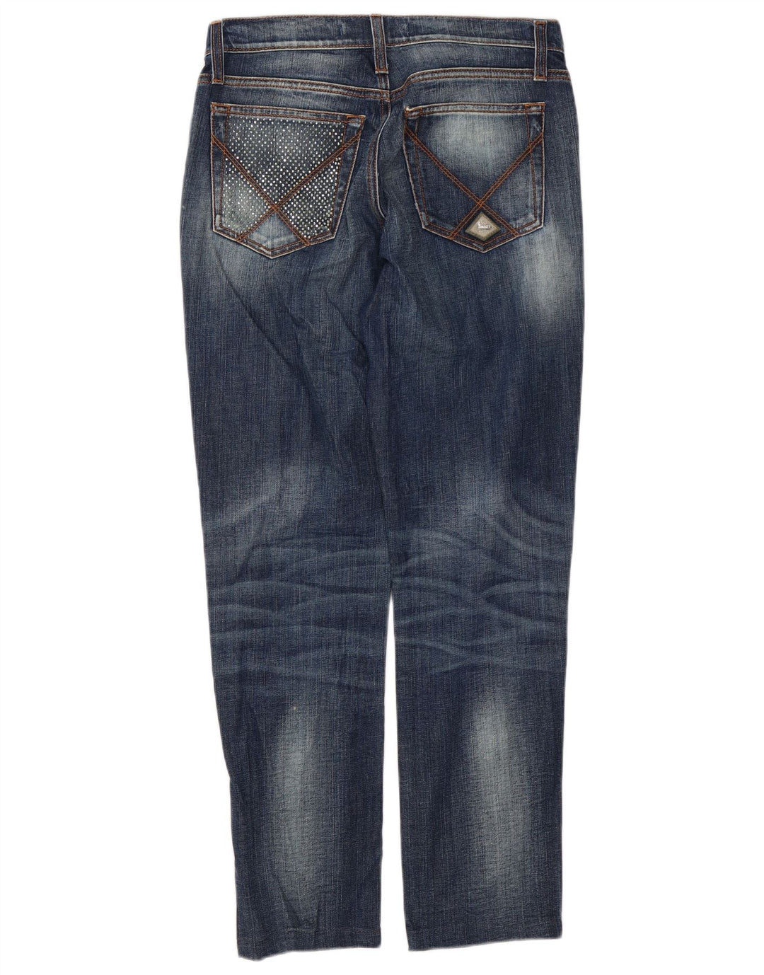Roy Rogers Womens Slim Jeans W31 L29 Blue Cotton