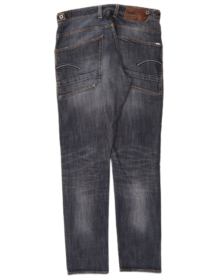 G-Star Mens Tapered Jeans W32 L32 Navy Blue Cotton