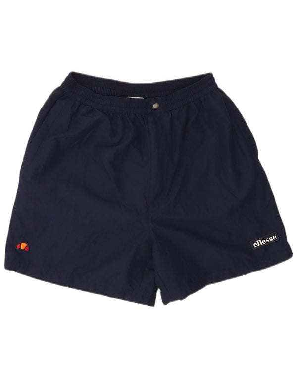 Ellesse Mens Casual Shorts Large W36  Navy Blue Polyester