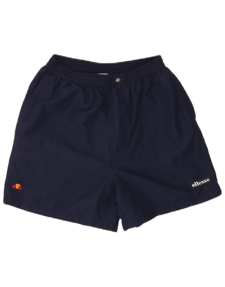 Ellesse Mens Casual Shorts Large W36  Navy Blue Polyester