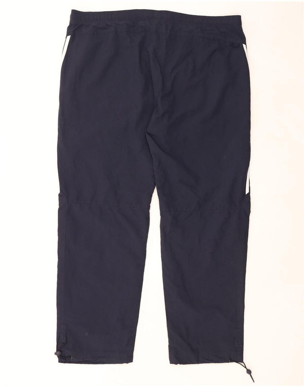 ADIDAS Mens Tracksuit Trousers Joggers XL Navy Blue Polyester