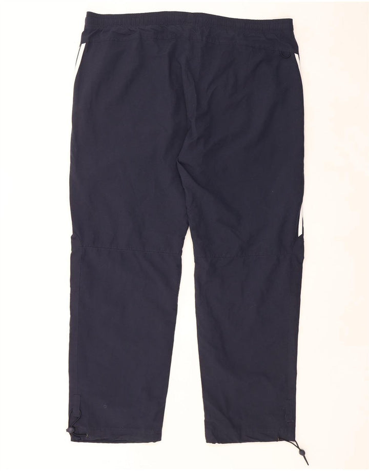 ADIDAS Mens Tracksuit Trousers Joggers XL Navy Blue Polyester