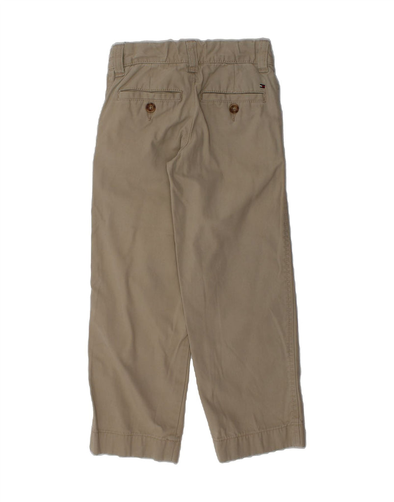 TOMMY HILFIGER Boys Straight Chino Trousers 4-5 Years W22 L20  Beige | Vintage Tommy Hilfiger | Thrift | Second-Hand Tommy Hilfiger | Used Clothing | Messina Hembry 