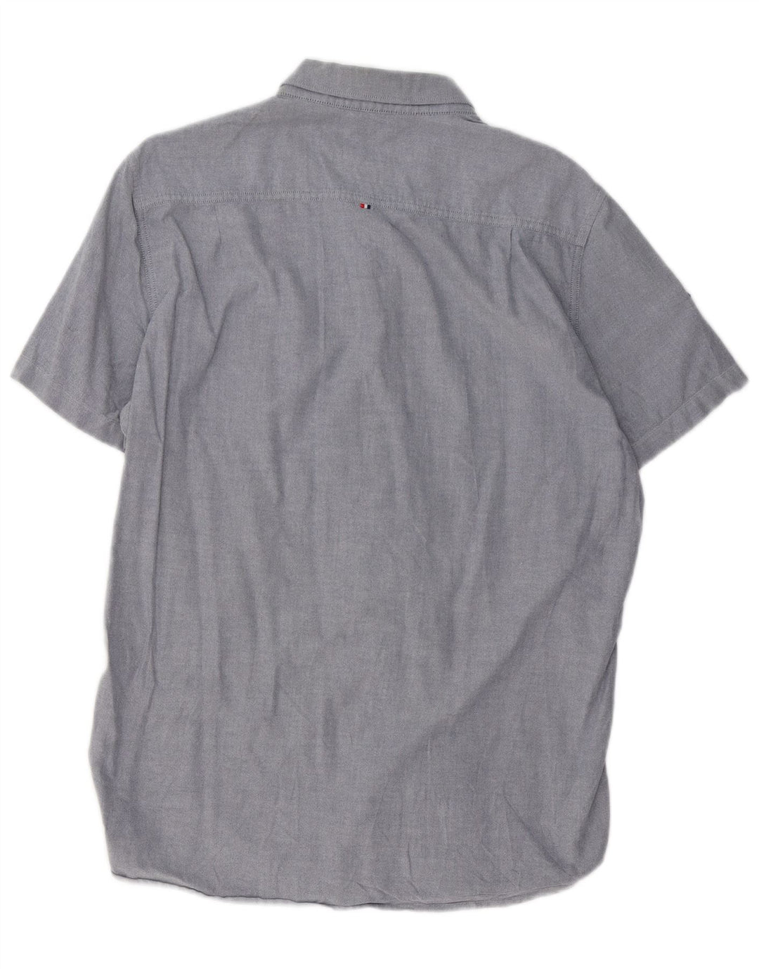 SUPERDRY Mens Short Sleeve Shirt XL Blue Cotton