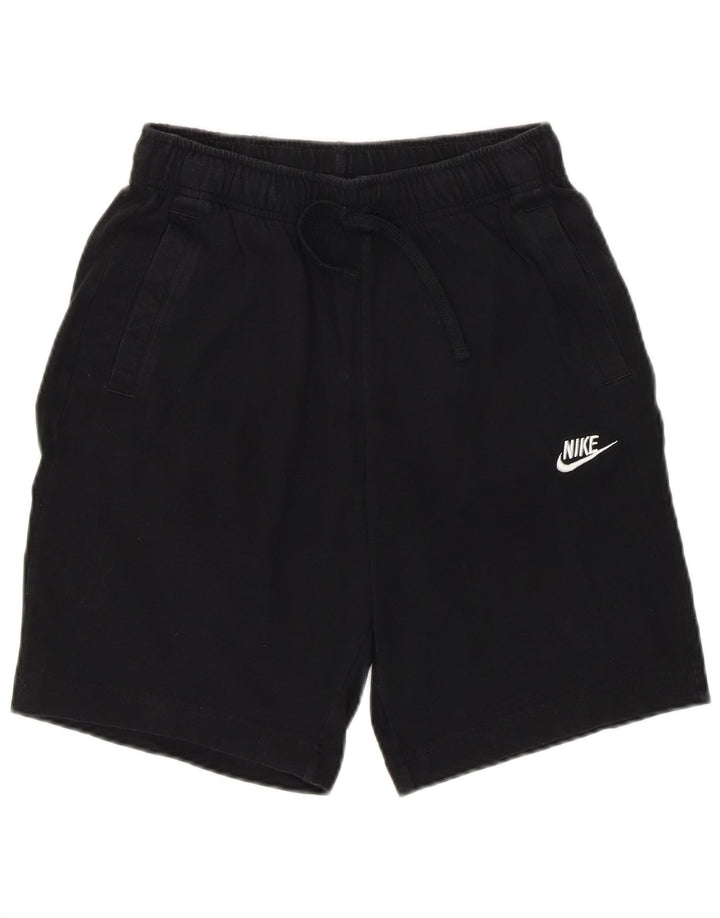 Nike Womens Sport Shorts UK 6 XS Black Cotton
