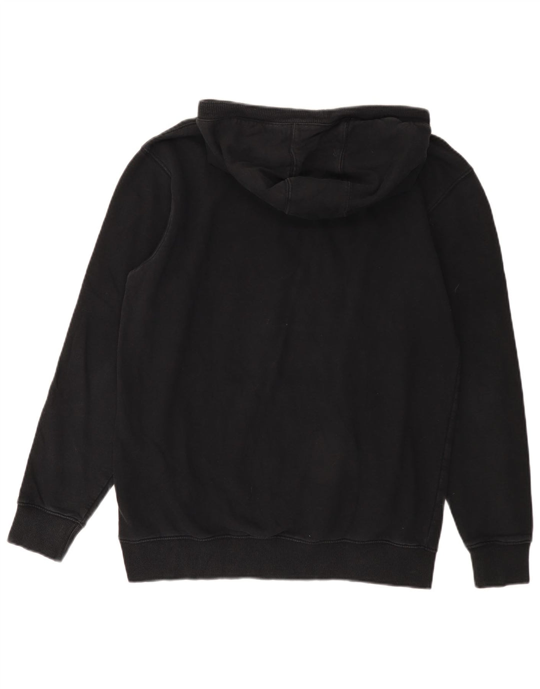 Vans Mens Graphic Hoodie Jumper Medium Black Cotton