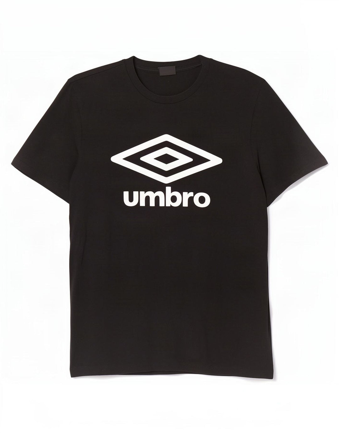 Umbro Mens Graphic T-Shirt Top Large Black Cotton