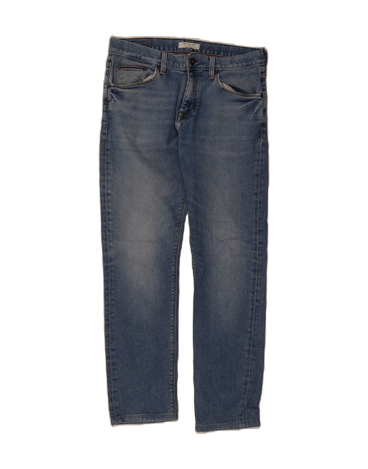 TOMMY HILFIGER Mens Bleecker Slim Jeans W30 L29 Blue Vintage Tommy Hilfiger and Second-Hand Tommy Hilfiger from Messina Hembry 