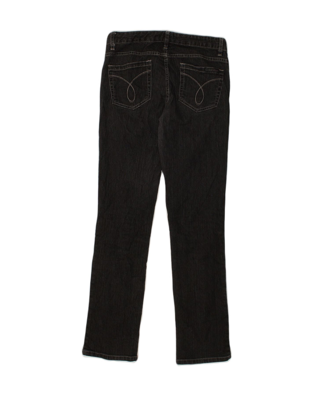 CALVIN KLEIN Womens Skinny Jeans US 6 Medium W28 L32 Black Cotton | Vintage Calvin Klein | Thrift | Second-Hand Calvin Klein | Used Clothing | Messina Hembry 