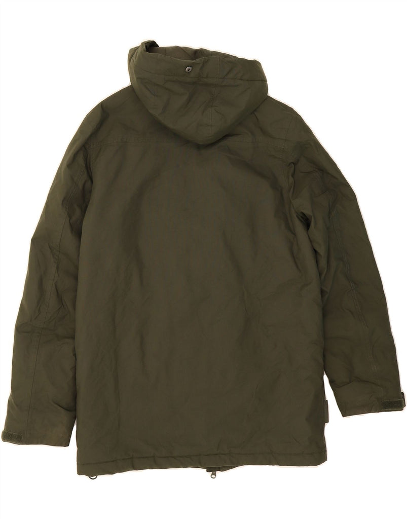 MOUNTAIN WAREHOUSE Mens Hooded Windbreaker Jacket UK 36 Small Green Vintage Mountain Warehouse and Second-Hand Mountain Warehouse from Messina Hembry 