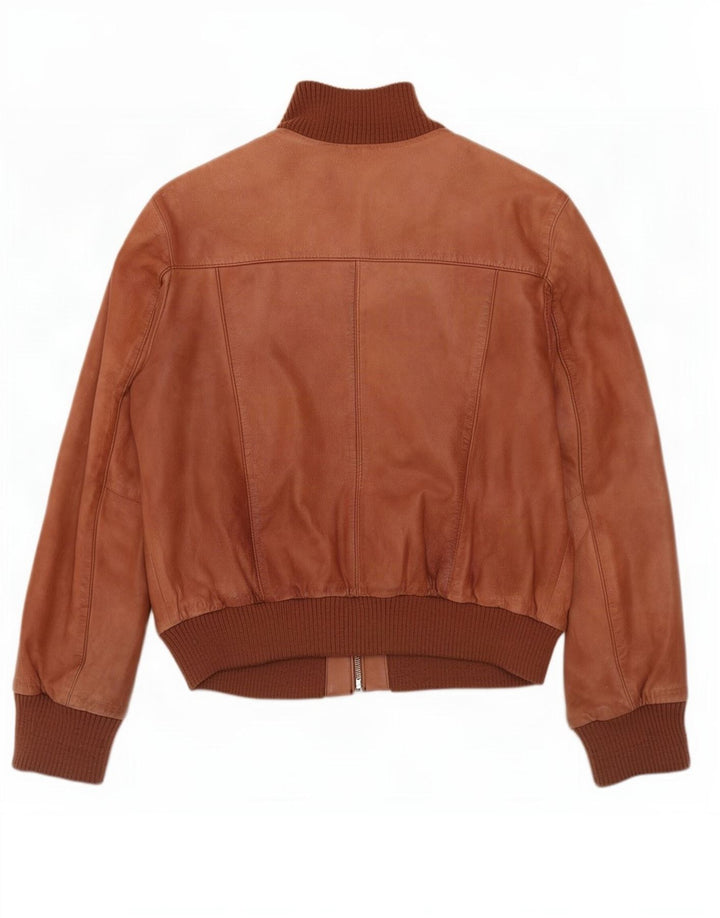 Conbipel Mens Leather Jacket IT 50 Large Brown