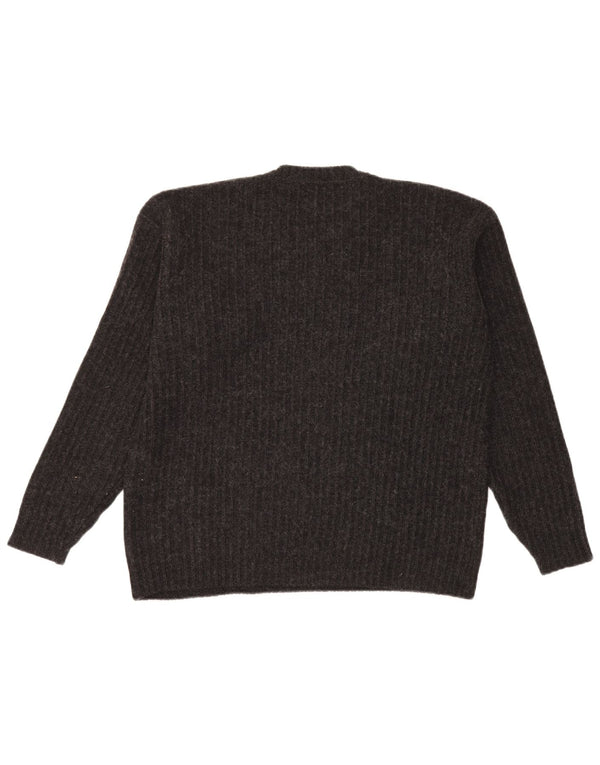 Levi's Mens V-Neck Jumper Sweater Large Black Polyacrylic