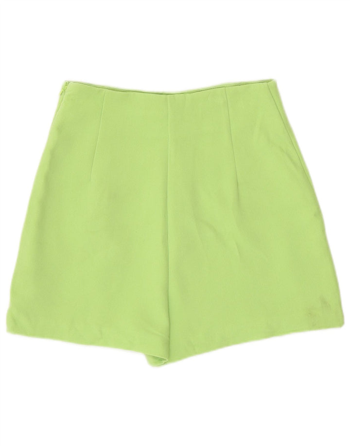 Zara Womens High Waist Skort UK 8 Small  Green
