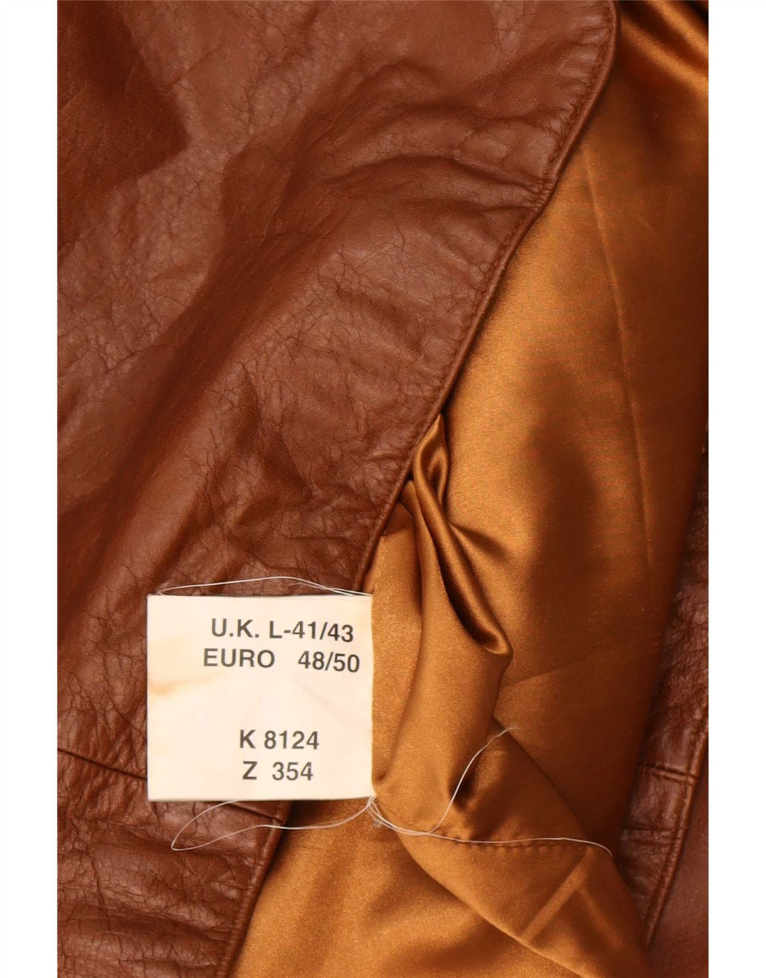 Union River Mens 3 Button Leather Blazer Jacket EU 48/50 Medium Brown